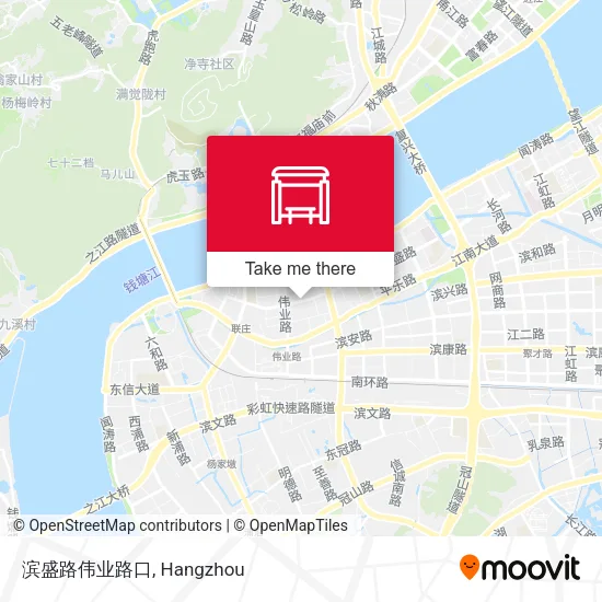 滨盛路伟业路口 map