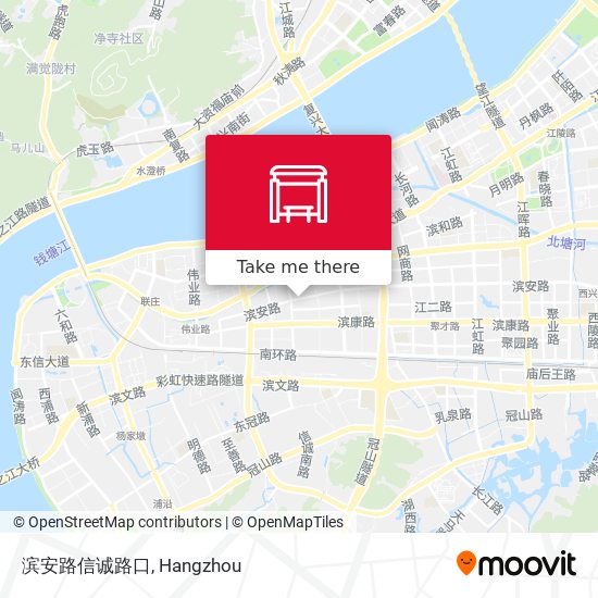 滨安路信诚路口 map