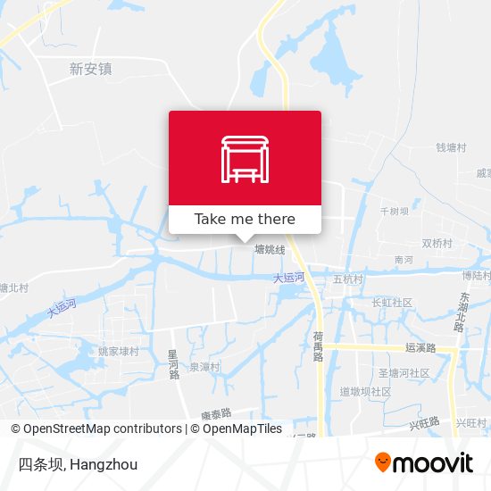 四条坝 map