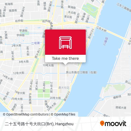 二十五号路十号大街口(Brt) map