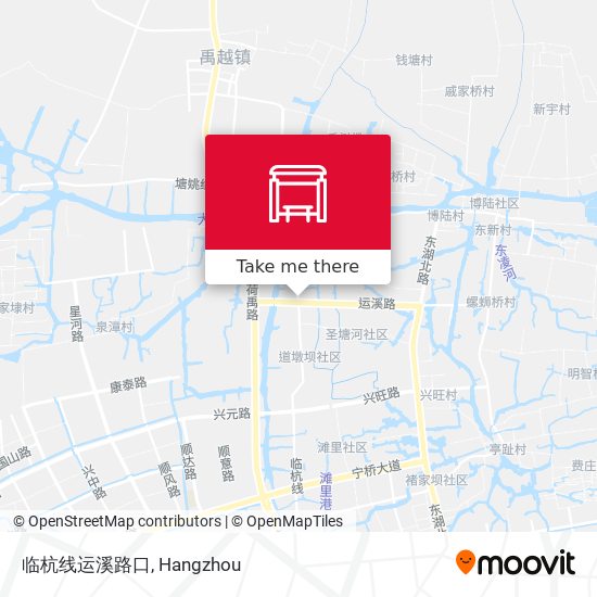 临杭线运溪路口 map