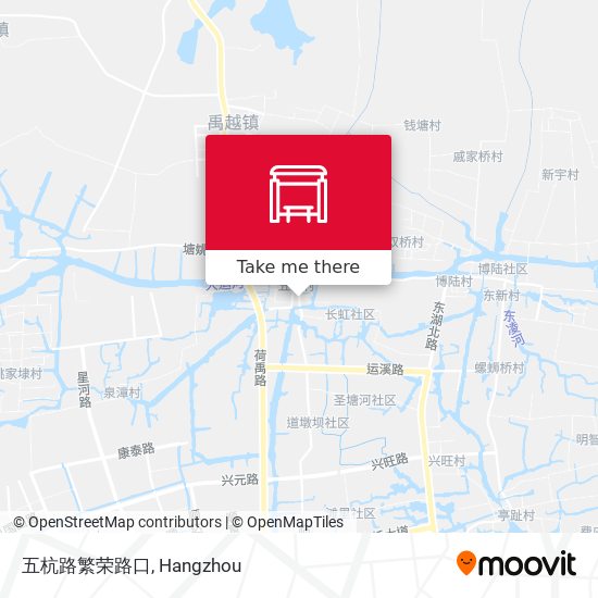 五杭路繁荣路口 map