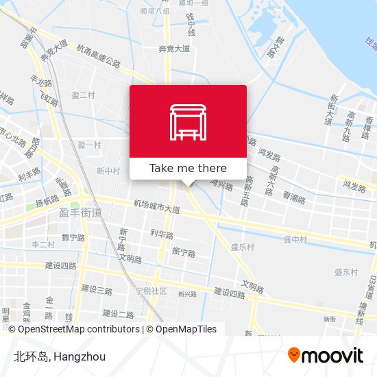 北环岛 map