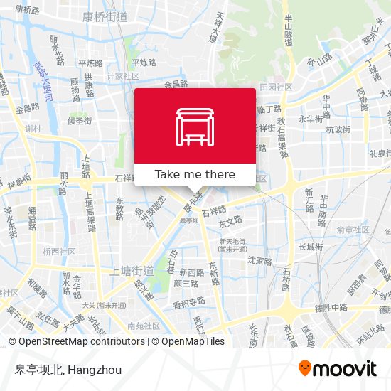 皋亭坝北 map