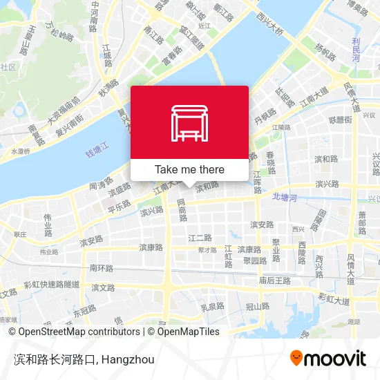 滨和路长河路口 map