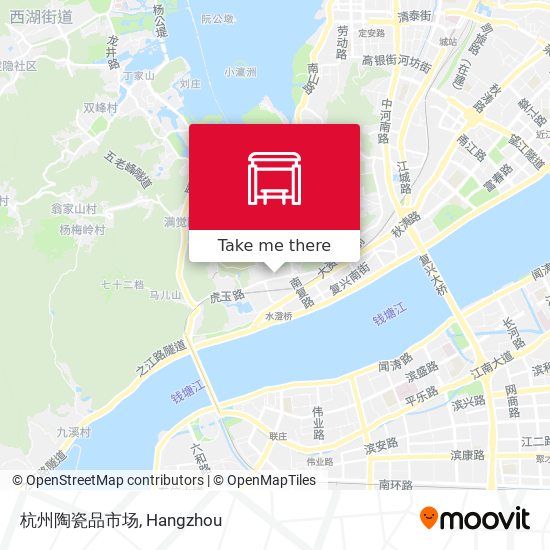 杭州陶瓷品市场 map