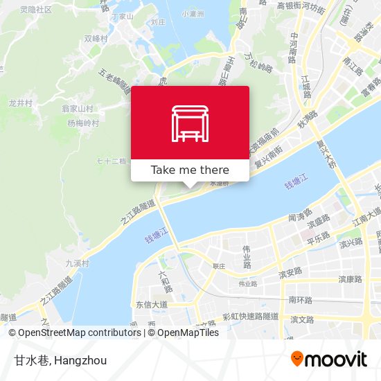 甘水巷 map