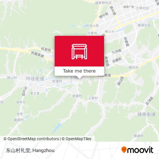 东山村礼堂 map