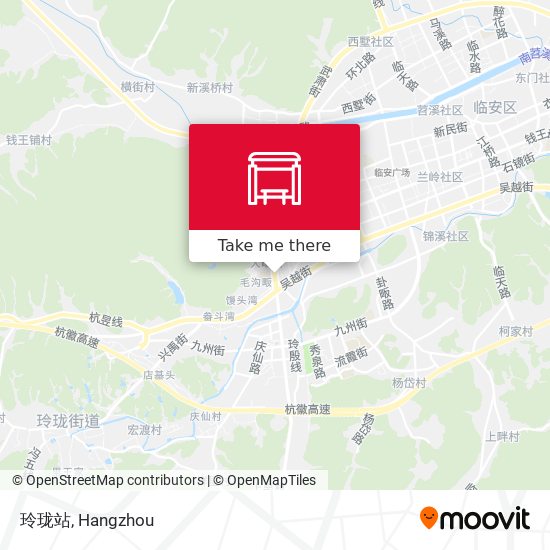 玲珑站 map