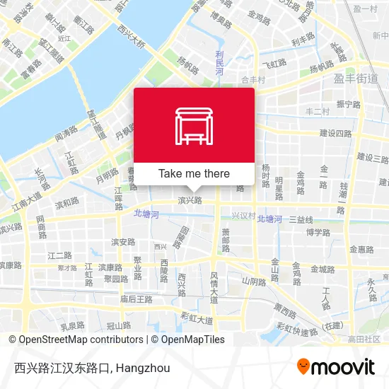 西兴路江汉东路口 map