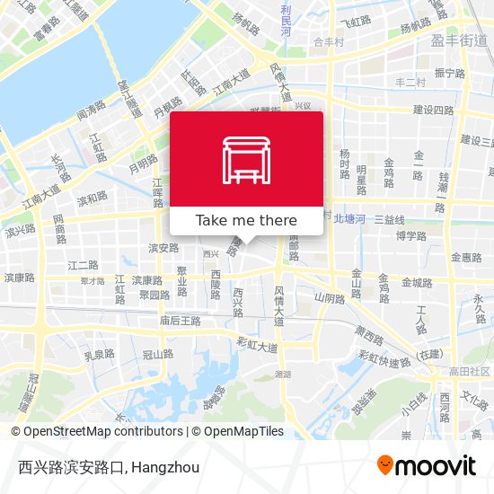 西兴路滨安路口 map