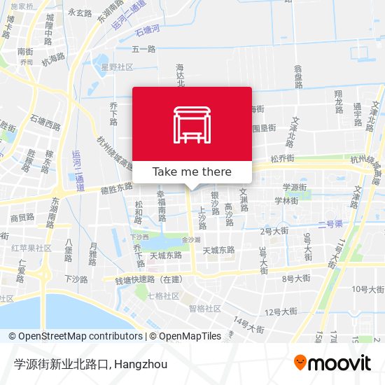 学源街新业北路口 map