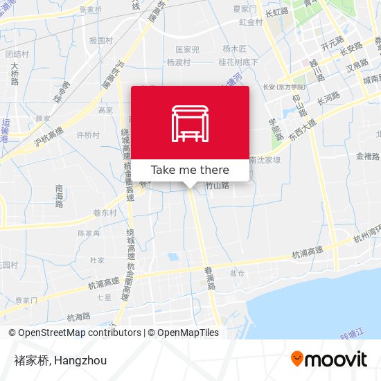禇家桥 map