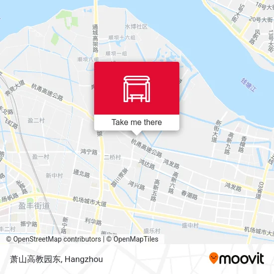 萧山高教园东 map