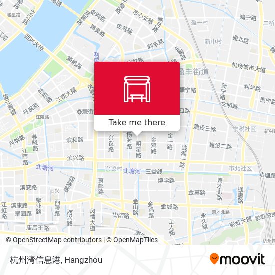 杭州湾信息港 map