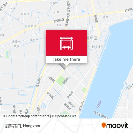 启辉路口 map