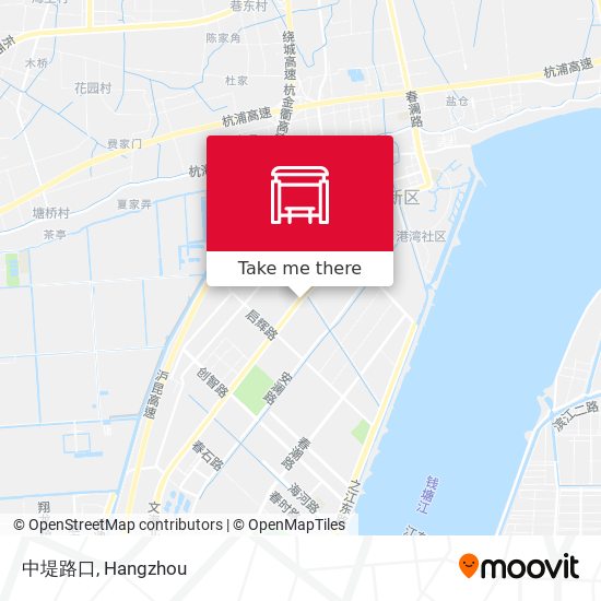 中堤路口 map