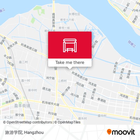 旅游学院 map