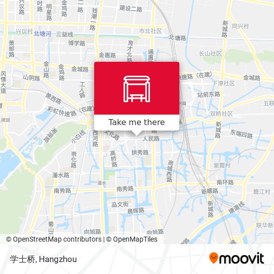 学士桥 map