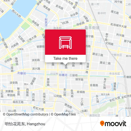 明怡花苑东 map