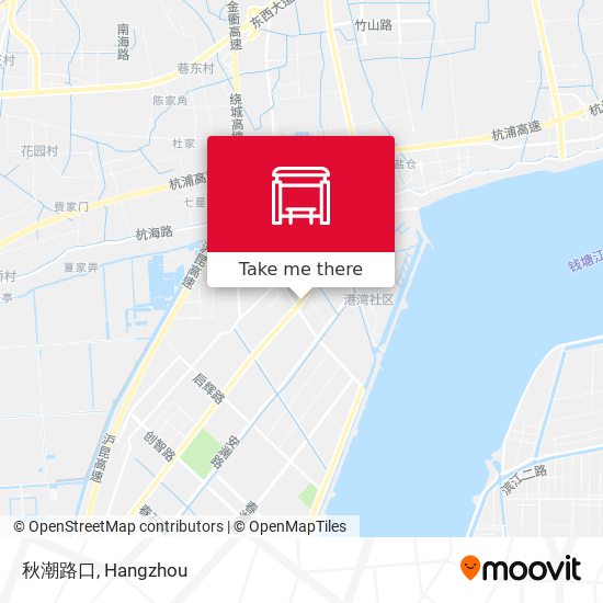 秋潮路口 map