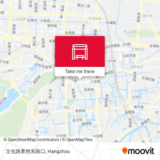 文化路萧然东路口 map