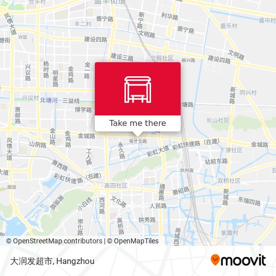 大润发超市 map