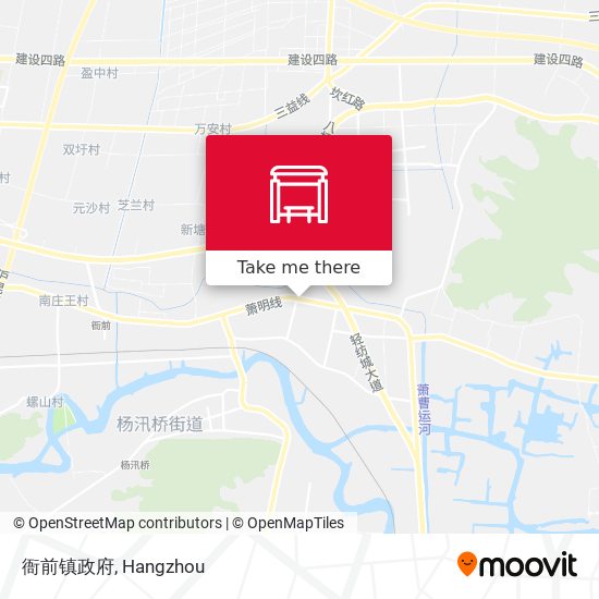 衙前镇政府 map