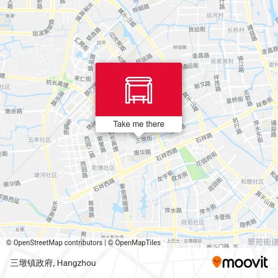 三墩镇政府 map
