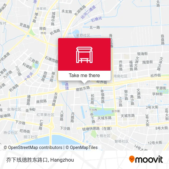 乔下线德胜东路口 map