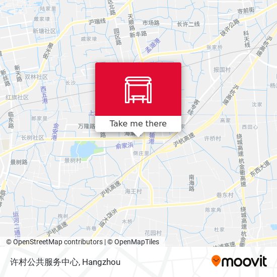 许村公共服务中心 map