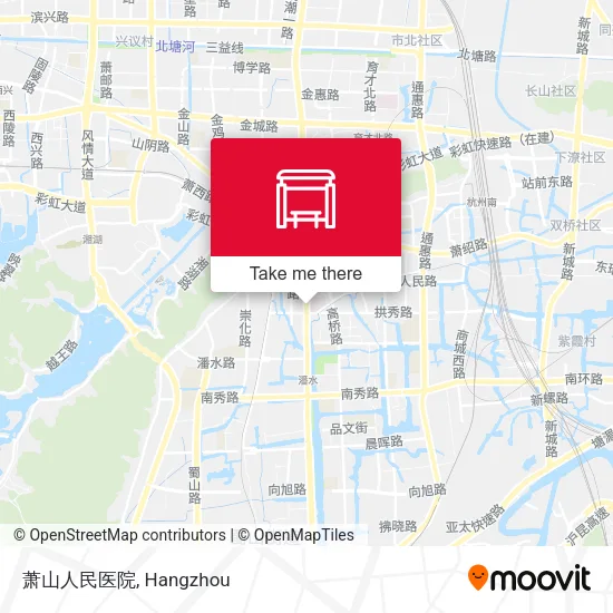 萧山人民医院 map