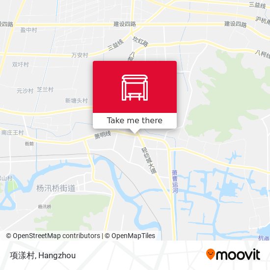 项漾村 map