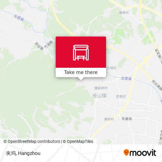 夹坞 map