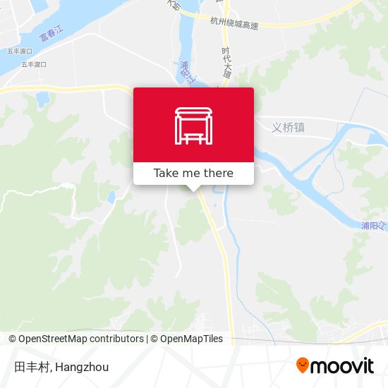 田丰村 map