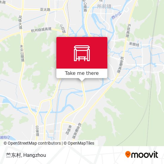 苎东村 map