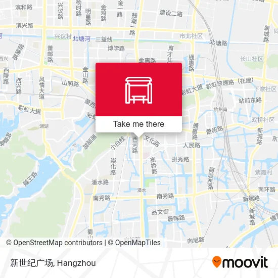 新世纪广场 map