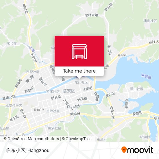 临东小区 map