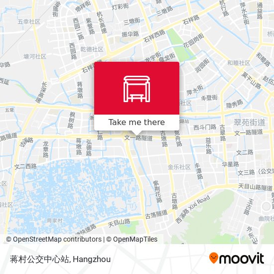 蒋村公交中心站 map