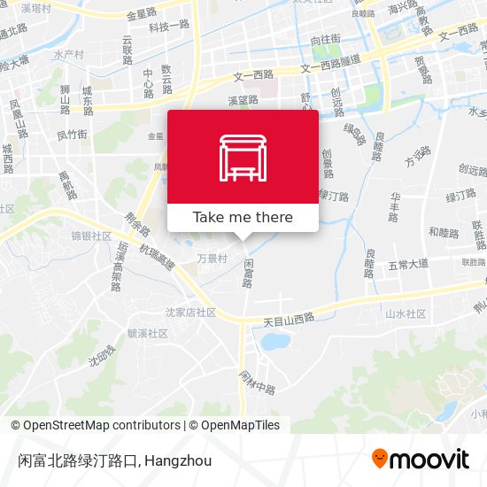 闲富北路绿汀路口 map