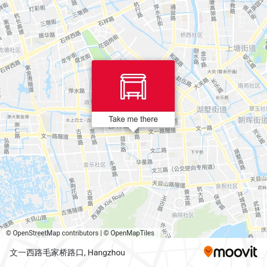文一西路毛家桥路口 map