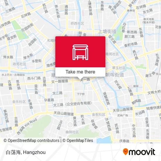 白荡海 map