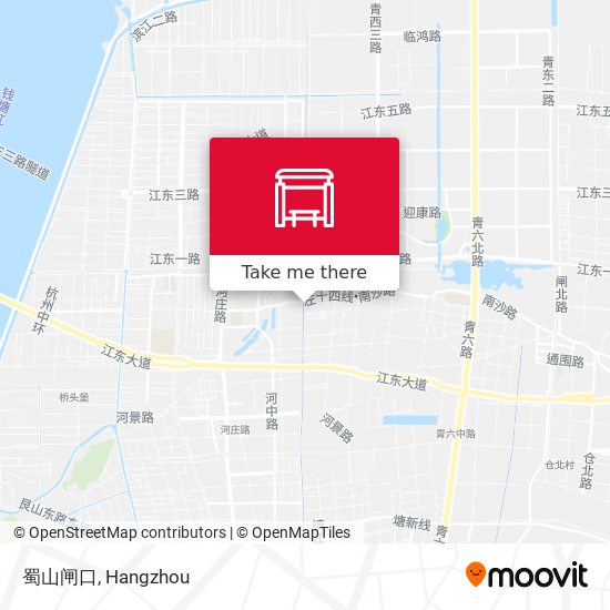 蜀山闸口 map