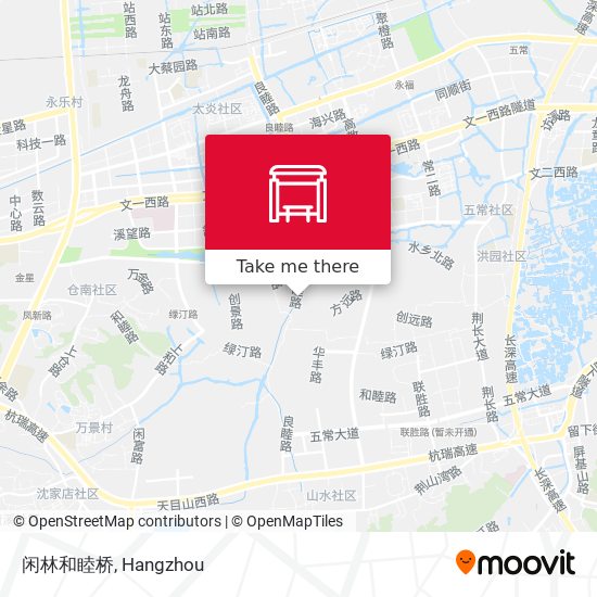 闲林和睦桥 map