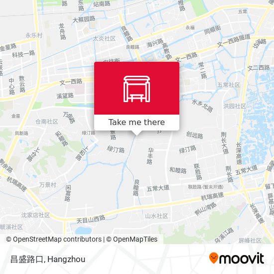昌盛路口 map