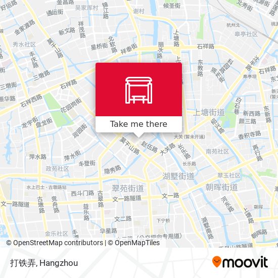 打铁弄 map