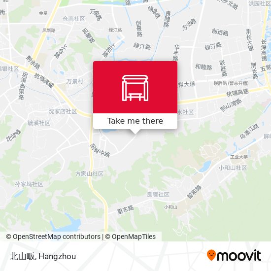 北山畈 map