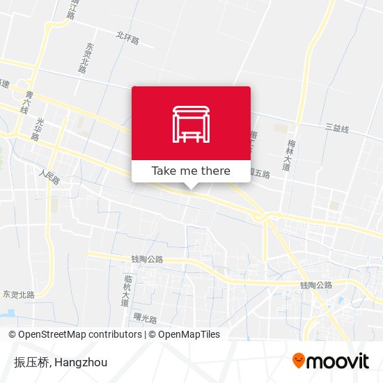 振压桥 map