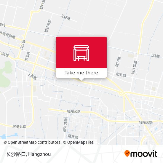 长沙路口 map