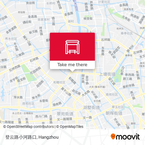 登云路小河路口 map